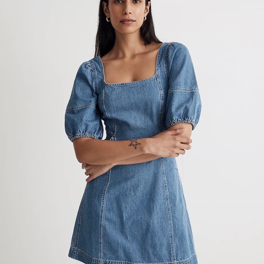 Madewell Maisie Denim Mini Dress Size 2
